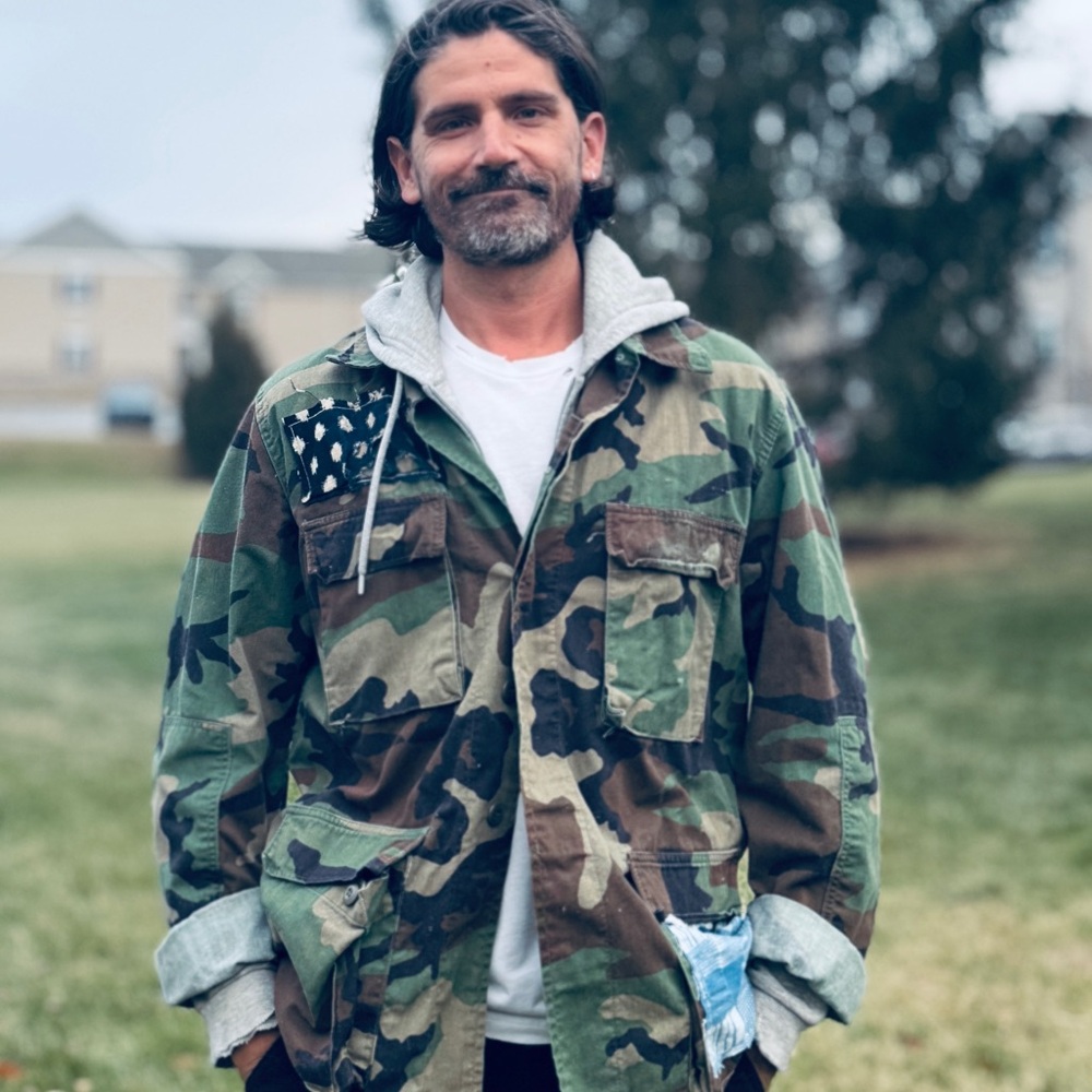 Camouflage Patchwork Jacket.